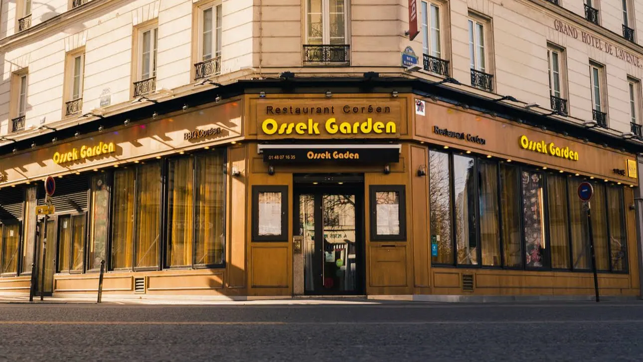 Devanture d'Ossek Garden, rue Rampon